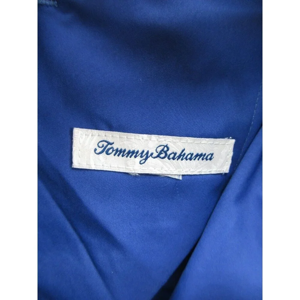 Tommy Bahama Shorts 42 Chino Golf Performance Plaid Stretch Marlin